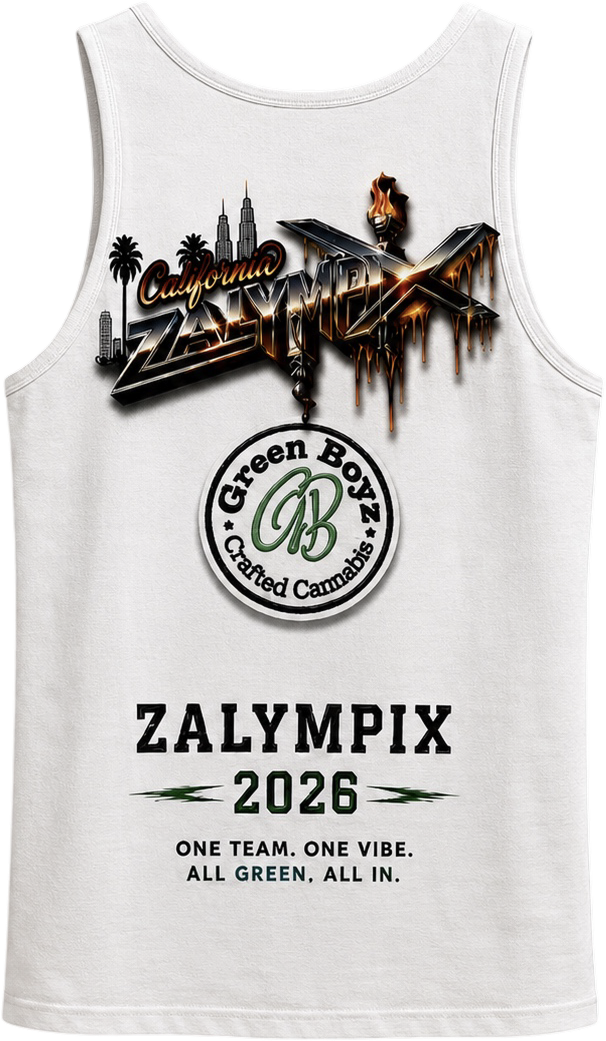 Zalympix 2026 white Tank Tops