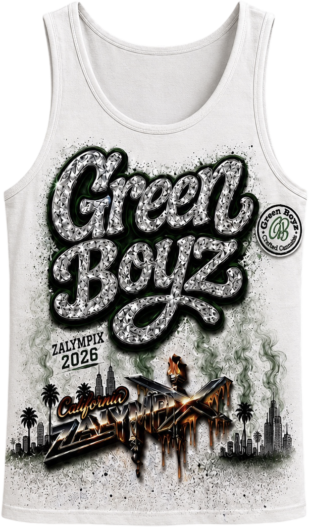 Zalympix 2026 white Tank Tops