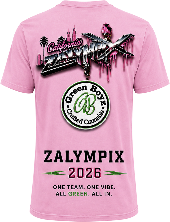 Zalympix 2026 pink T shirt
