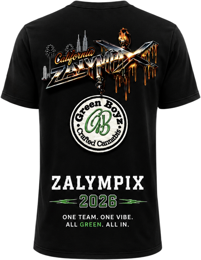 Zalympix 2026 black T shirt